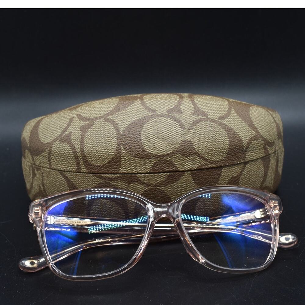 Coach Women's Dusty Rose Pink Glasses (FRAMES ONLY) HC6242U (53-15-140) 5668